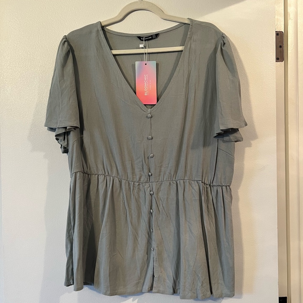 Bloomchic Babydoll Short Sleeve Shirt